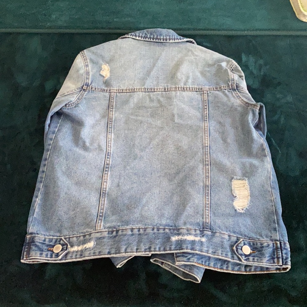 Distressed Denim Jacket - Picture 2 of 2